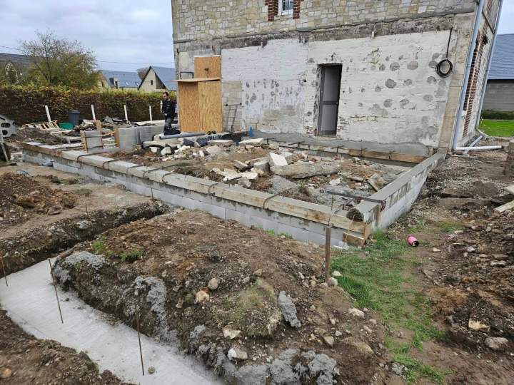 Travaux extension maison Gournay-en-Bray