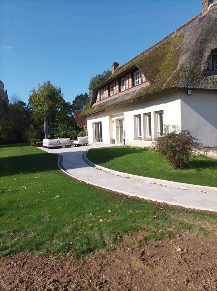 Pavage allée Gournay-en-Bray