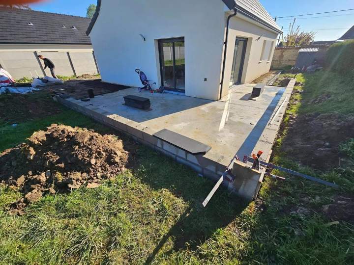 Dallage terrasse Gournay-en-Bray